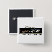 Nightrunner Square Button (Voorkant /achterkant)