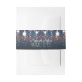 Nights Stars Romantic Wedding Uitnodigingen Wikkel