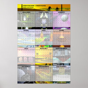 Nightscape Creations 2003 Wandkalender v1 Poster