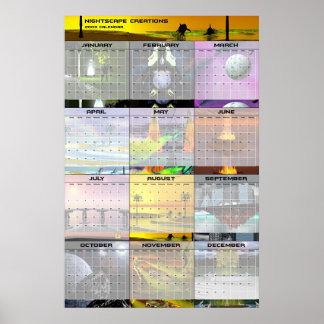 Nightscape Creations 2003 Wandkalender v1 Poster