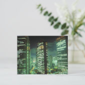 Nightscape, Shinjuku, Tokyo, Japan Briefkaart (Staand voorkant)