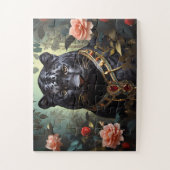 Nightshade Panther Wildlife Natuur Liefhebbers Legpuzzel (Verticaal)