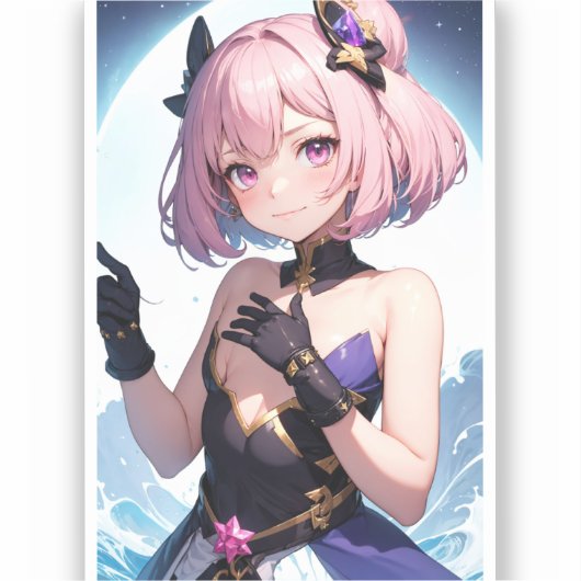 Nightshade Valkyrie Sticker (Voorkant)