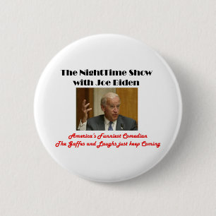 NightTime met Joe Biden Ronde Button 5,7 Cm