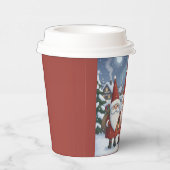 Nighttime Norway Nisse, Paper Cups Papieren Bekers (Rechts)