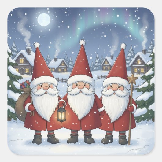 Nighttime Norway Nisse, Stickers (Voorkant)