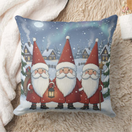 Nighttime Norway Nisse, Throw PIllow Kussen