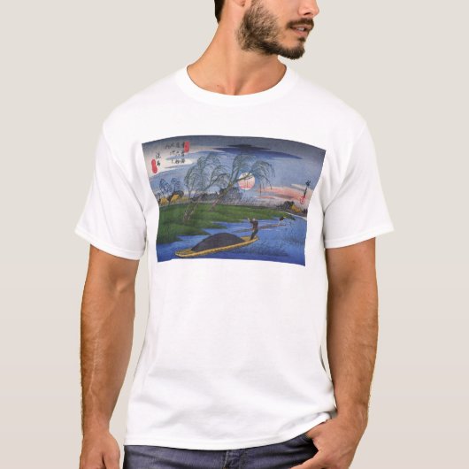 Nighttime River Scene T-shirt (Voorkant)