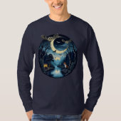 Nighttime Wildlife Wonders Design T-shirt (Voorkant)