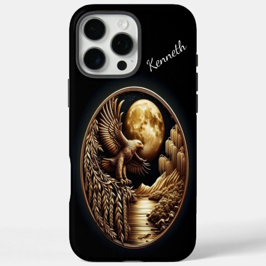 Nighttime Willow en Golden Eagle Case-Mate iPhone Case (Achterkant)