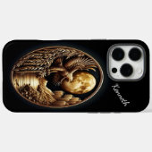 Nighttime Willow en Golden Eagle Case-Mate iPhone Case (Achterkant (horizontaal))