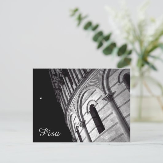Nightview of Pisa, Italië Briefkaart (Staand voorkant)