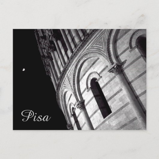 Nightview of Pisa, Italië Briefkaart (Voorkant)