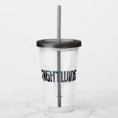 Nightwing Hi-Tech Naam Graphic Acryl Drinkbeker (Voorkant)