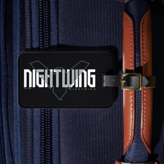 Nightwing Hi-Tech Naam Graphic Bagagelabel (Voorkant Insitu 4)