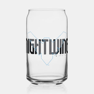 Nightwing Hi-Tech Naam Graphic Blikvorm Glas