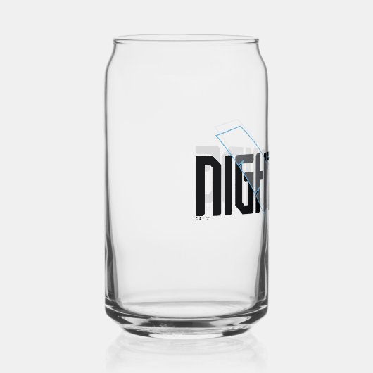 Nightwing Hi-Tech Naam Graphic Blikvorm Glas (Rechts)