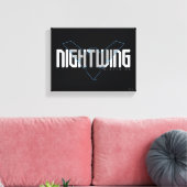 Nightwing Hi-Tech Naam Graphic Canvas Afdruk (Insitu (Woonkamer))