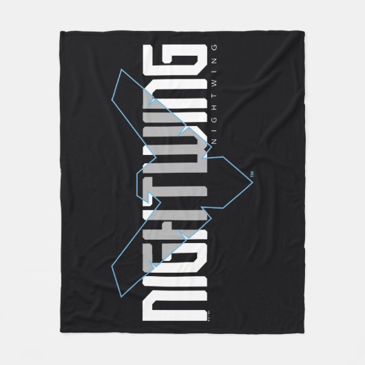 Nightwing Hi-Tech Naam Graphic Fleece Deken (Voorkant)