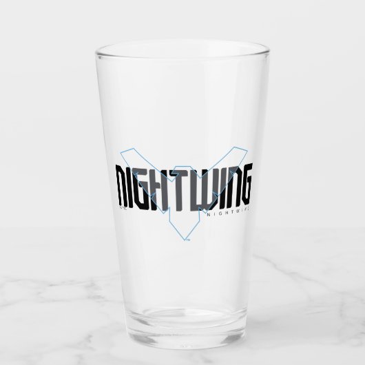 Nightwing Hi-Tech Naam Graphic Glas (Voorkant)