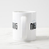 Nightwing Hi-Tech Naam Graphic Grote Koffiekop (Achterkant)