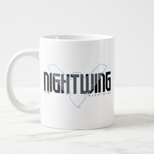 Nightwing Hi-Tech Naam Graphic Grote Koffiekop (Links)