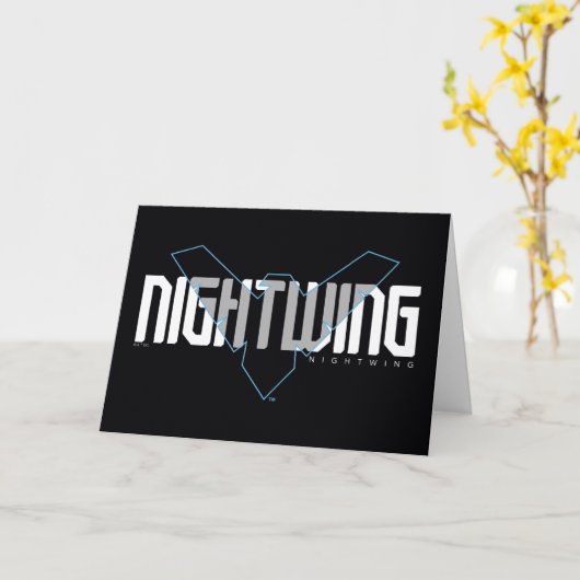 Nightwing Hi-Tech Naam Graphic Kaart (Gele Bloem)
