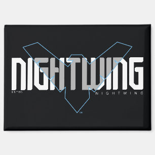 Nightwing Hi-Tech Naam Graphic Magneet