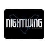 Nightwing Hi-Tech Naam Graphic Magneet (Horizontaal)