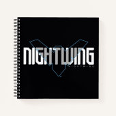 Nightwing Hi-Tech Naam Graphic Notitieboek (Voorkant)