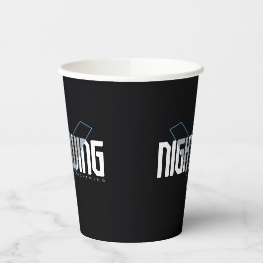 Nightwing Hi-Tech Naam Graphic Papieren Bekers (Links)