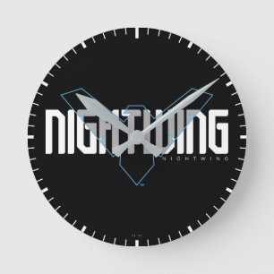 Nightwing Hi-Tech Naam Graphic Ronde Klok