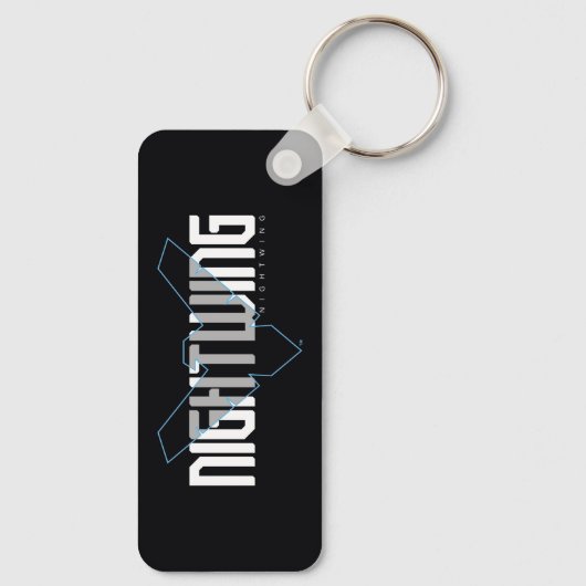 Nightwing Hi-Tech Naam Graphic Sleutelhanger (Achterkant)