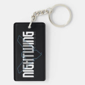 Nightwing Hi-Tech Naam Graphic Sleutelhanger (achterkant)