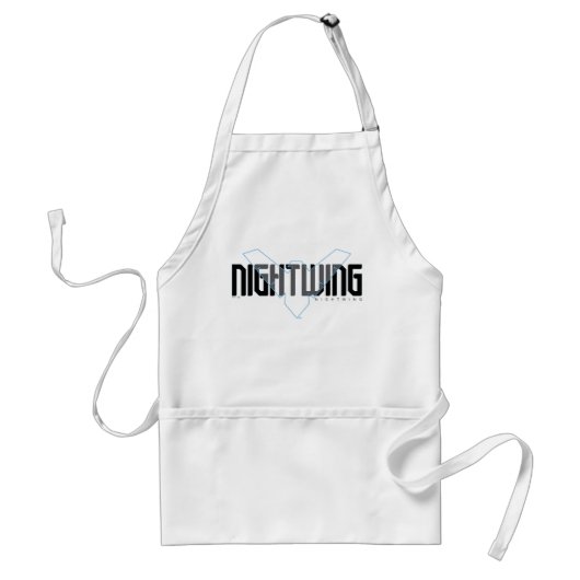 Nightwing Hi-Tech Naam Graphic Standaard Schort (Voorkant)