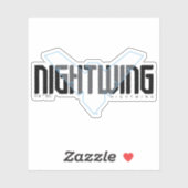 Nightwing Hi-Tech Naam Graphic Sticker (Vel)