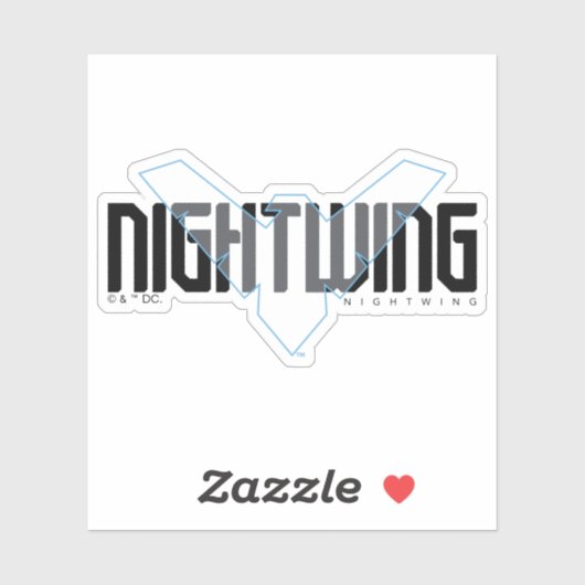 Nightwing Hi-Tech Naam Graphic Sticker (Vel)