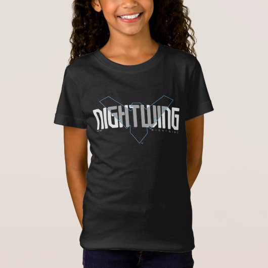 Nightwing Hi-Tech Naam Graphic T-shirt (Voorkant)