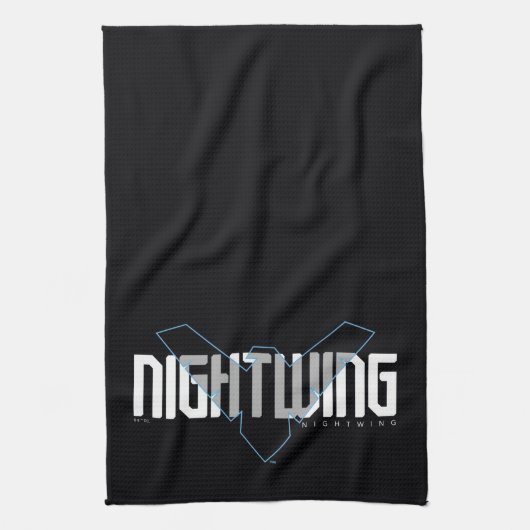 Nightwing Hi-Tech Naam Graphic Theedoek (Verticaal)
