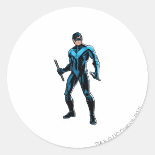 Nightwing Stands Ronde Sticker