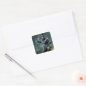 Nightwing Vierkante Sticker (Envelop)