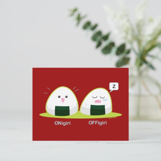 Nigiri Briefkaart (Staand voorkant)