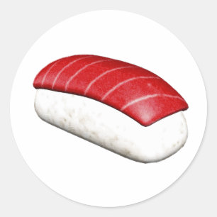 Nigiri Maguro Sushi Ronde Sticker