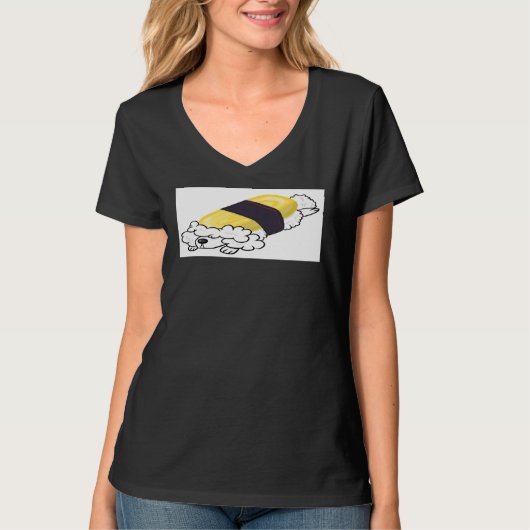 Nigiri Poodle T-shirt (Voorkant)