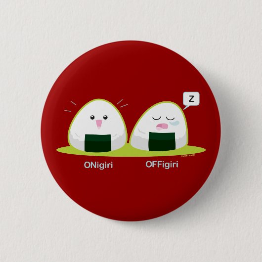 Nigiri Ronde Button 5,7 Cm (Voorkant)