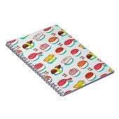  nigiri sushi, doodle patroon notitieboek (Rechterzijde)
