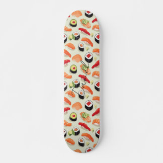 Nigiri Sushi Japan Food Cartoon Patroon Persoonlijk Skateboard