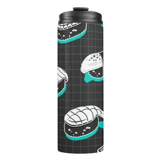 Nigiri Sushi  schetspatroon Thermosbeker (Voorkant)