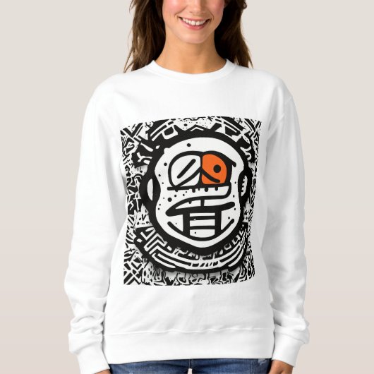 Nigo's Boondocks Bape Graffiti Chic Trui (Voorkant)