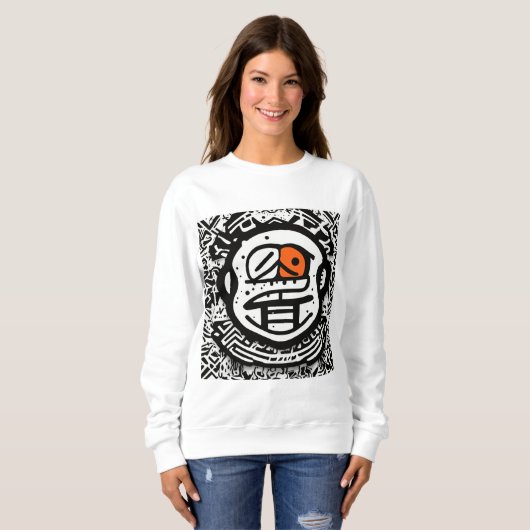 Nigo's Boondocks Bape Graffiti Chic Trui (Voorkant volledig)